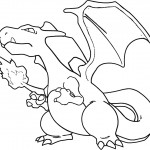 Dibujo para colorear dragon