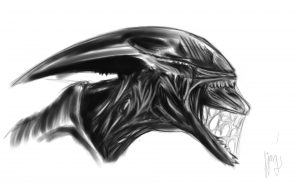 Dibujo Alien 1494411176
