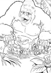 Dibujo King Kong 1494418997