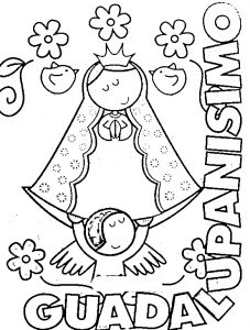 Dibujo Virgen de Guadalupe 1494433935